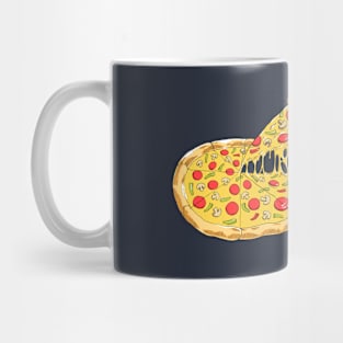 melted pizza Mug